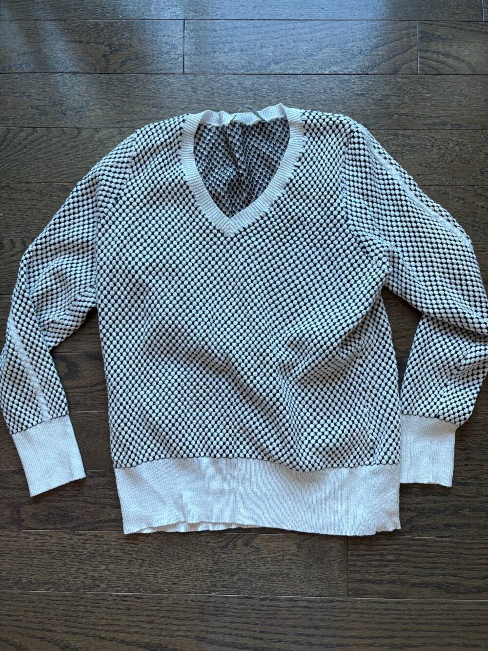 Contemporaine Black and White Sweater